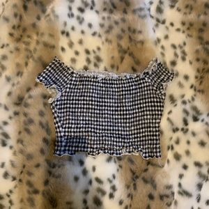 H&M Smocked Crop Top